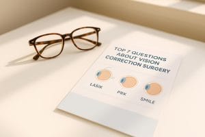 Top 7 Questions About Vision Correction Surgery